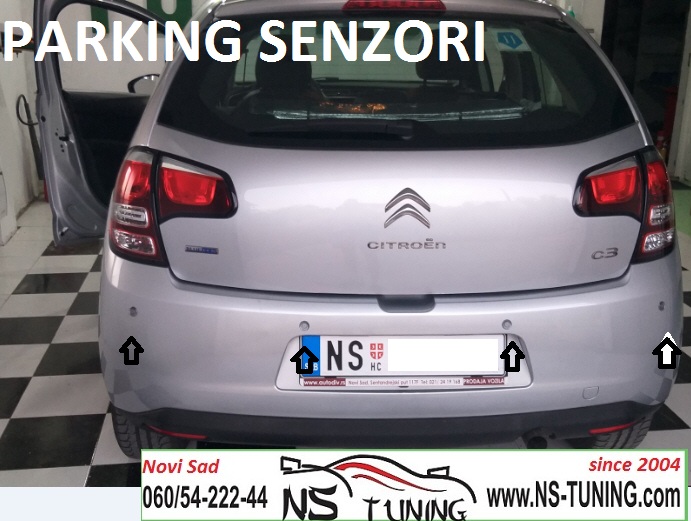 ugradnja parking senzora novi sad zrenjanin zabalj cenej citroen c3 2017 2018 2019 2020 ns tuning